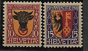 HERBY SZWAJCARIA MI.143-144**