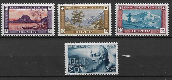 GÓRY SZWAJCARIA MI.235-238**