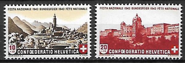 ARCHITEKTURA SZWAJCARIA MI.420-421**