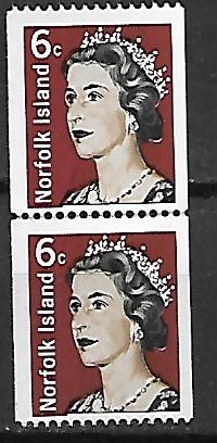 KRÓLOWA ELŻBIETA II NORFOLK MI.123**