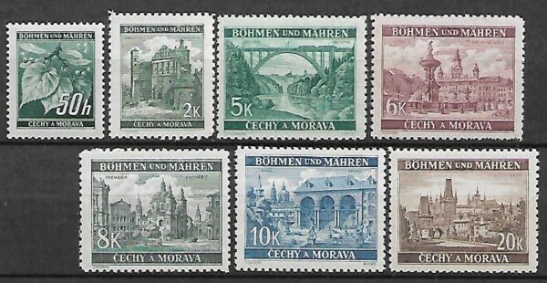 OKUPACJA NIEMIECKA CZECHY I MORAWY MI.55-61**