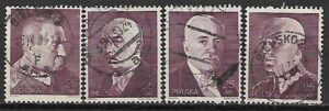 FI.323-326 ZNACZKI Z BLOKU KASOWANY