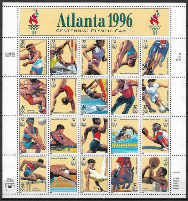 OLIMPIADA LETNIA  USA MI.ARK.2705-2724**