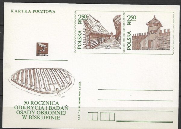 Cp.FI.825**BISKUPIN-50 LAT BADAŃ ARCHEOLOGICZNYCH