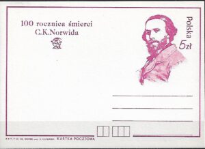 Cp.FI.890**100 ROCZNICA ŚMIERCI C.K.NORWIDA