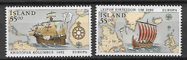 EUROPA CEPT ISLANDIA MI.762-763**