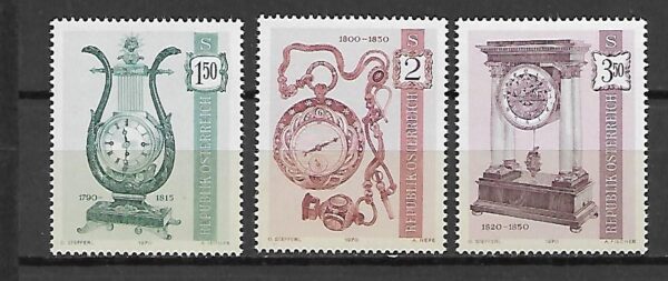 ZEGARY AUSTRIA MI.1344-1346**