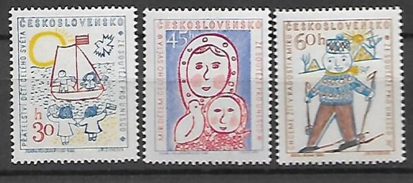 RYSUNKI CZECHOSŁOWACJA MI.1106-1108**