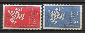 EUROPA CEPT FRANCJA MI.1363-1364**