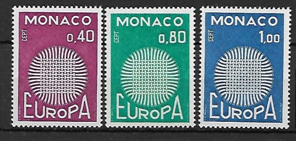 EUROPA CEPT MONAKO MI.977-979**
