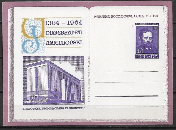Cp.FI.254** 600 LECIE UNIWERSYTETU JAGIELLOŃSKIEGO