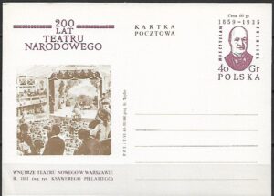 Cp.FI.286** 200 LECIE TEATRU NARODOWEGO W WARSZAWIE