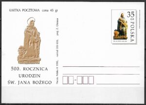 Cp.FI.1088**500 ROCZNIC URODZIN ŚW.JANA BOŻEGO