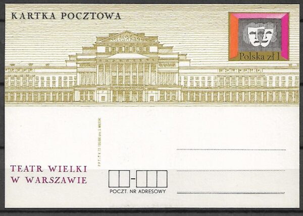Cp.FI.569**140 LECIE TEATRU WIELKIEGO W WARSZAWIE
