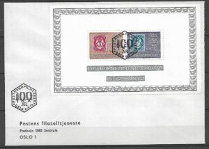 FDC DZIEŃ ZNACZKA NORWEGIA MI.637-638