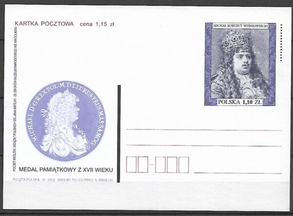 Cp.FI.1293**POCZET KRÓLÓW I KSIĄŻĄT POLSKICH MICHAŁ KORYBUT WIŚNIOWIECKI