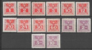 AUSTRIA PORTO MI.175-188**