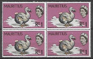 PTAKI MAURITIUS MI.279** 4-BLOK