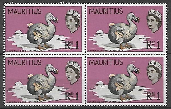 PTAKI MAURITIUS MI.279** 4-BLOK