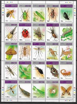 OWADY BHUTAN MI.ARK.1643-1667**