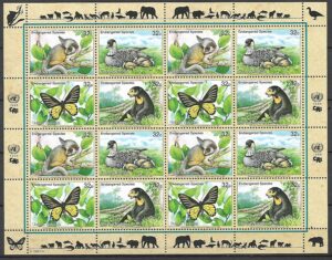 ZWIERZĘTA ONZ NOWY YORK MI.ARK.767-770**