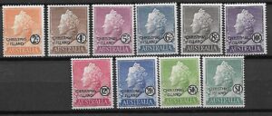 KRÓLOWA ELŻBIETA  WYSPY BOŻEGO NARODZENIA MI.1-10**