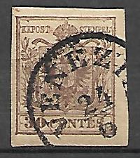 OKUPACJA AUSTRYJACKA LOMBARDIA I WENECJA MI.4 KASOWANY