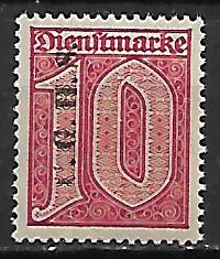 PLEBISCYT GÓRNY ŚLĄSK FI.U9** TYP NADRUKU II