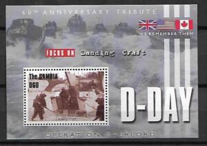 II WOJNA ŚWIATOWA GAMBIA MI.BL.673**