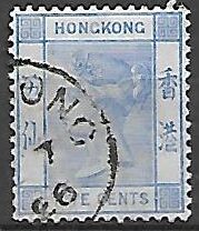 KOLONIE ANGIELSKIE HONG KONG MI.36 KASOWANY