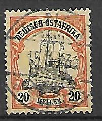 KOLONIE NIEMIECKIE AFRYKA WSCHODNIA MI.34 KASOWANY