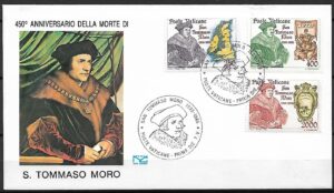 FDC SŁAWNI LUDZIE WATYKAN MI.870-872 NR 2