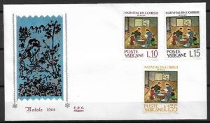 FDC BOŻE NARODZENIE WATYKAN MI.464-466 NR 2