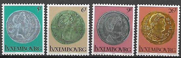 PIENIĄDZE ŚWIATA LUXEMBURG MI.981-984**