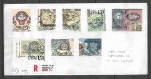 KOPERTA ZE ZNACZKAMI PIENIĄDZE FINLANDIA MI.960-962