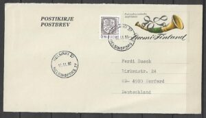 DZIEŃ ZNACZKA FINLANDIA Ck.