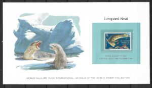 LAMPART MORSKI AUSTRALIJSKIE TERYTORIUM ANTARKTYDY KOLEKCJA ZWIERZĄT ŚWIATA NA KARCIE