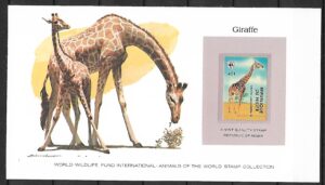 ŻYRAFA NIGER KOLEKCJA ZWIERZĄT ŚWIATA NA KARCIE