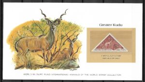 BYK KUDU CZAD KOLEKCJA ZWIERZĄT ŚWIATA NA KARCIE