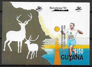 OLIMPIADA LETNIA BIEG GUYANA MI.BL.193**CIĘTY