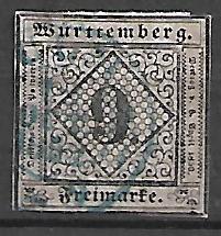 KSIĘSTWO NIEMIECKIE WITEMBERGIA MI.4 KASOWANY