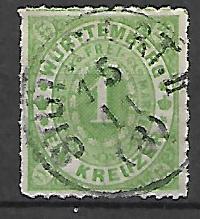 KSIĘSTWO NIEMIECKIE WITEMBERGIA MI.36 KASOWANY