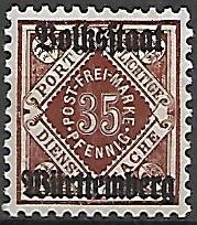 KSIĘSTWO NIEMIECKIE WITEMBERGIA MI.142**