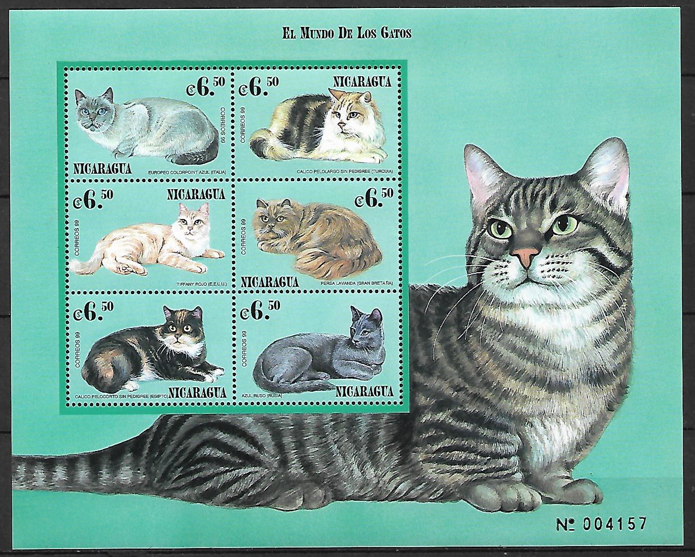 KOTY DOMOWE NIKARAGUA MI.ARK.4116-4121**