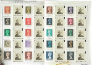 PROFIL KRÓLOWEJ ELŻBIETY II ANGLIA MI.ARK.2527II**