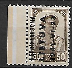 OKUPACJA NIEMIECKA LITWY MI.7**