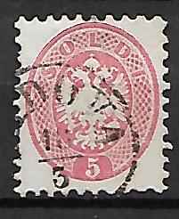 OKUPACJA AUSTRIA LOMBARDIA I WENECJA MI.21 KASOWANY