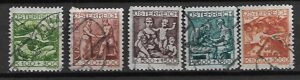 AUSTRIA MI.442-446 KASOWANY