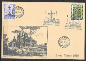 KARTA JUBILEUSZOWA WATYKAN STEMPLE OKOLICZNOŚCOWE NR 3