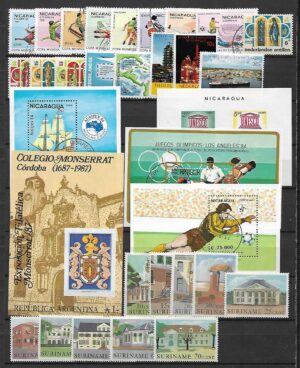 ZESTAW ZNACZKÓW AMERYKA POŁUDNIOWA NR 2